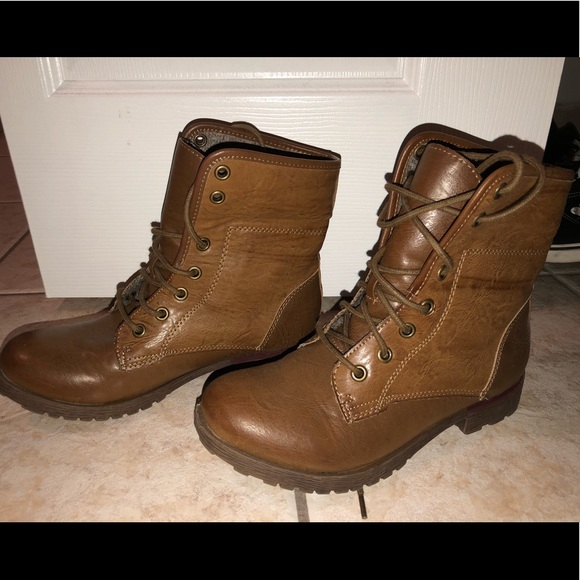 rock and candy combat boots